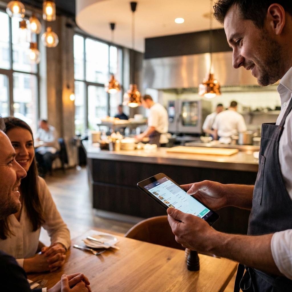 Staff del ristorante che utilizza Dinevoo
